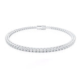 MONACO - 4 Total Carat Lab Diamond Tennis Bracelet Platinum Bracelet Lily Arkwright