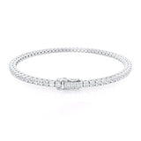 MONACO - 4 Total Carat Lab Diamond Tennis Bracelet Platinum Bracelet Lily Arkwright