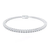 MONACO - 5 Total Carat Lab Diamond Tennis Bracelet Platinum Bracelet Lily Arkwright