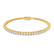 MONACO - 5 Total Carat Lab Diamond Tennis Bracelet 18k Yellow Gold Bracelet Lily Arkwright