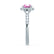 OPHELIA - Lab Grown Pink Sapphire & Diamond Platinum Halo Engagement Ring Lily Arkwright