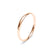 - Oval Profile Plain Wedding Ring 18k Rose Gold Wedding Bands Lily Arkwright