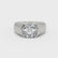 DULCIE - Round Lab Diamond Bezel Set Cigar Engagement Ring Inspired by Dua Lipa