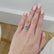 EDEN - Oval Aqua Spinel & Diamond 950 Platinum Vine Solitaire Ring