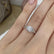LILIANA - Round Natural Diamond 18k Yellow Gold Shoulder Set Ring