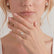 HARLOW - Pear Lab Diamond 18k Rose Gold Petite Halo