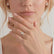 COCO - Marquise Lab Diamond 18K Rose Gold Triple Pavé Hidden Halo