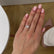 Louella 1.08tcw Oval Cut D-F Moisasanite 18k white Gold Petite Trilogy Ring Lily Arkwright