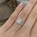 ESME - Radiant Lab-Grown Yellow Sapphire & Diamond 18k White Gold Halo