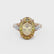 CARMELLA - Oval Fancy Yellow Lab Diamond Trilogy Engagement Ring Inspired by Carmen Montero Mundt