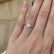 EDEN - Round Padparadscha & Diamond 18k Yellow Gold Vine Ring