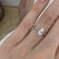 SLOANE - Pear Lab Diamond 950 Platinum Petite Solitaire