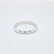 - D Shape Profile Plain Wedding Ring 9k White Gold