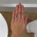 Leanora 0.30ct - 1.14ct - 0.30ct 1.74TWC Chatham Round Blue Sapphire D Colour lab Diamonds 950 Platinum Lily Arkwright