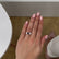 Leanora 3.33tcw Chatham Round Cut Alexandrite 18k Yellow Gold Trilogy Ring Lily Arkwright