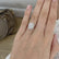 DIANA - Ruby & Lab Diamond 950 Platinum Halo