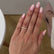 Ariel 0.33ct E Colour Marquise and Round Cut Lab Diamond Statement Eternity Ring Band 18k Yellow Gold Lily Arkwright 