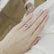 DARLEY - Ready to Ship 3.04ct Chatham® Blue Sapphire Elongated Cushion Micro Pavé 950 Platinum Halo