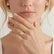 MARGOT - Radiant Lab Diamond 18k Rose Gold Bezel Solitaire