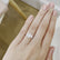 EVERDEEN - Oval Alexandrite 18k Rose Gold Trilogy Ring