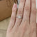 HOPE - Round Pink Sapphire 18k Rose Gold Shoulder Set Ring