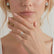 LULU - Pear Lab Diamond Platinum Petite Solitaire
