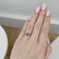 ISABELLA - Oval Alexandrite 950 Platinum Solitaire Ring