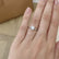 ANNORA - Blue Sapphire 18k Rose Gold Twist Solitaire Ring