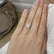 ESME - Emerald Lab-Grown Blue Sapphire & Diamond 18K Rose Gold Halo