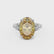 CARMELLA - Oval Fancy Yellow Lab Diamond Trilogy Engagement Ring Inspired by Carmen Montero Mundt