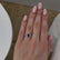 Eden Oval cut Lab Grown Sapphire 1.08ct 950 platinum Twisted Vine Solitaire Engagement Ring Lily Arkwright square