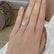JULIET - Round Natural Diamond 950 Platinum Solitaire Ring