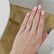 LULU - Emerald Lab Diamond 18k Yellow Gold Petite Solitaire