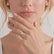 LULU - Cushion Lab Diamond 18k Rose Gold Petite Solitaire