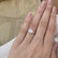 DELILAH - Round Emerald 950 Platinum Shoulder Set Ring