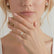 EDEN - Princess Cut Lab Diamond 18k Yellow Gold Vine Solitaire
