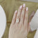 Diana G - colour  lab diamond 18k yellow gold 3.00ct halo engagement ring Lily Arkwright