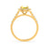 ROSA - Chatham® Yellow Sapphire & Diamond 18K Yellow Gold Halo Engagement Ring Lily Arkwright