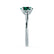 ISABELLA - Oval Emerald 18k White Gold Solitaire Ring Engagement Ring Lily Arkwright