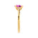ISABELLA - Oval Pink Sapphire 18k Yellow Gold Solitaire Ring Engagement Ring Lily Arkwright