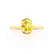 ISABELLA - Oval Yellow Sapphire 18k Yellow Gold Solitaire Ring Engagement Ring Lily Arkwright
