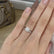 CECELIA - Ready to Ship Lab Diamond Full Set 1.65mm Micro Pavé Platinum Eternity Wedding Band
