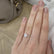SERENITY - Round Lab Diamond 950 Platinum Solitaire Engagement Ring