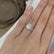 ROSA - Oval Lab Diamond 950 Platinum Halo