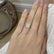 ESME - Emerald Lab Diamond & Diamond 18k White Gold Halo