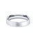Satin Polish Wedding Band Flat Court Profile Platinum Wedding Bands Lily Arkwright