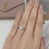 GRACE - Ready to Ship 1.00ct Round Lab Diamond Platinum Solitaire