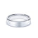 Satin Polish Wedding Band Bevelled Edge 18k White Gold Wedding Bands Lily Arkwright