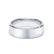 Satin Polish Wedding Band Bevelled Edge 18k White Gold Wedding Bands Lily Arkwright