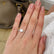VIOLA - Round Lab Diamond 18k Yellow Gold Shoulder Set